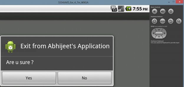 AlertDialog in Android